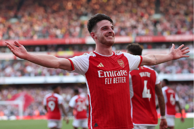 Thomas Partey ví Declan Rice như Zidane sau màn trình diễn chói sáng