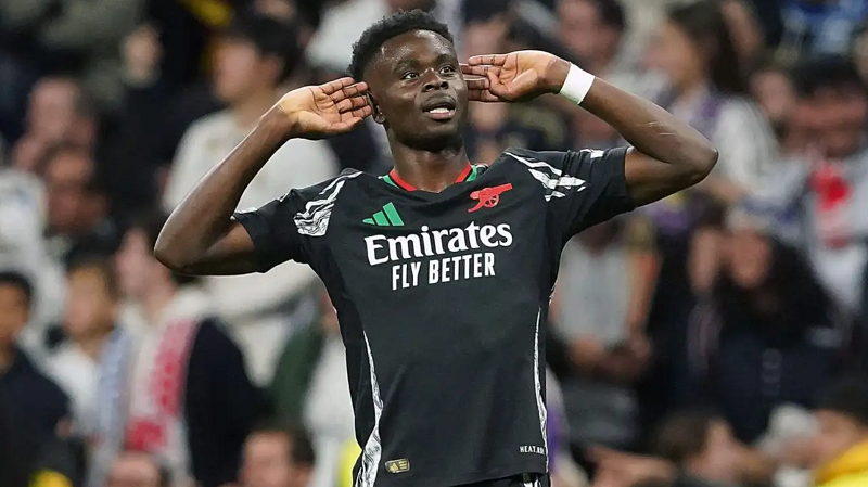 Real Madrid mơ mộng viển vông: Bukayo Saka không phải để bán
